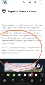 Sugarloaf Mountain coupon verification screenshot