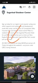 Sugarloaf Mountain coupon verification screenshot