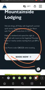 Sugarloaf Mountain coupon verification screenshot