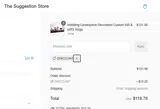 DISCOUNT coupon verification screenshot