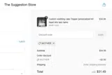 DISCOUNT10 coupon verification screenshot