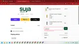 LOVESUJA coupon verification screenshot
