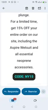 Ny15 coupon verification screenshot