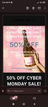 cybermonday coupon verification screenshot