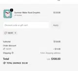 10off coupon verification screenshot