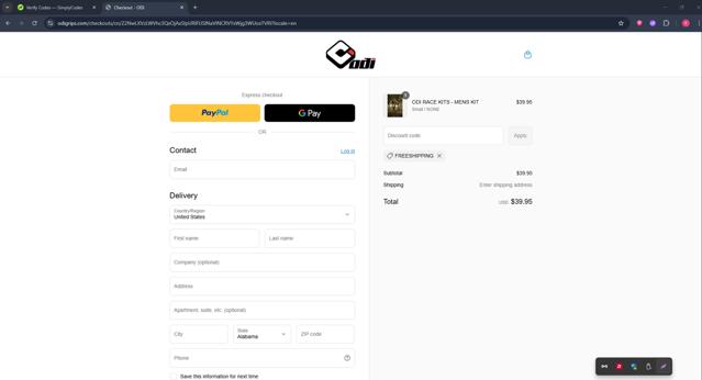 Summit Racing Equipment checkout page showing Summit Racing Equipment promo code box | Screenshot taken by SimplyCodes community member on Jul 10, 2025