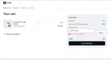 CRPRT2AUK coupon verification screenshot