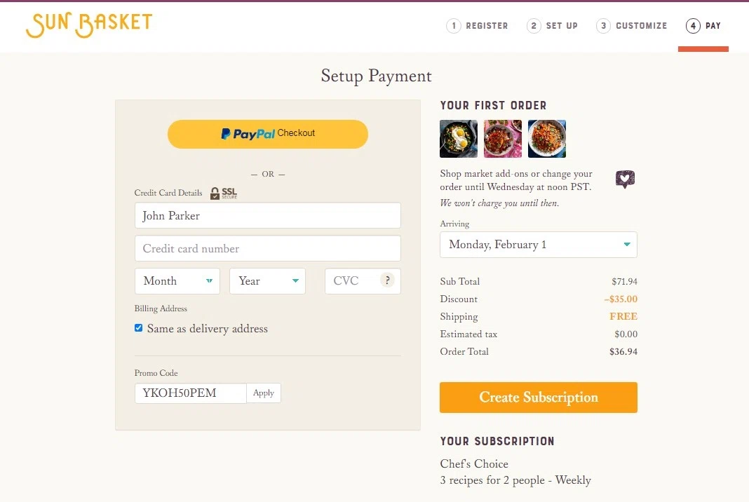 Sun Basket Discount Codes 35 Off in Jan 2021 SimplyCodes