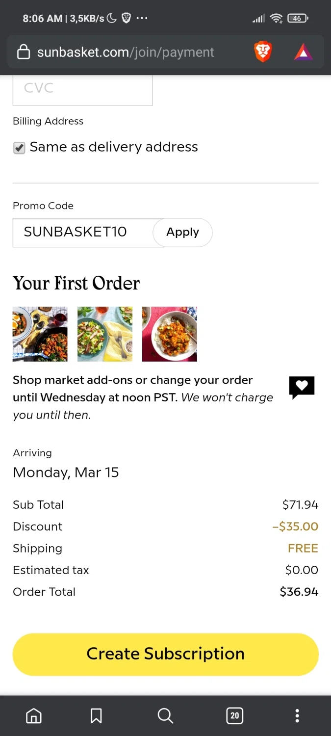 Sun Basket Discount Codes 25 Off in Mar 2021 SimplyCodes