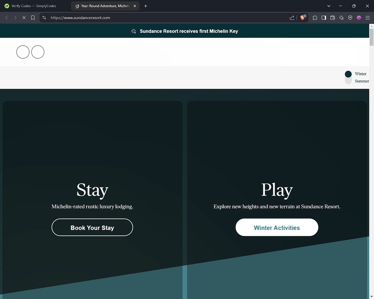 Sundance Mountain Resort checkout page showing Sundance Mountain Resort promo code box | Screenshot taken by SimplyCodes community member on Mar 5, 2025