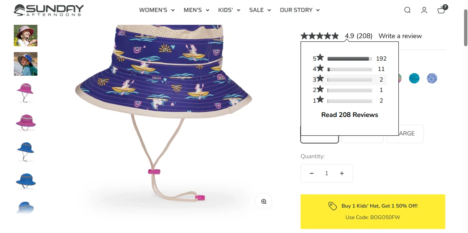 Sunday Afternoons promo code screenshot showing code BOGO50FW applied at Sunday Afternoons checkout page. Uploaded by SimplyCodes community member ashe1986 on Nov 12, 2025