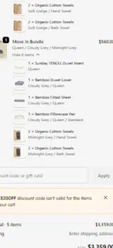 TAKE20OFF coupon verification screenshot