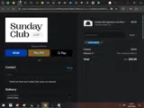 Sunday Club coupon verification screenshot