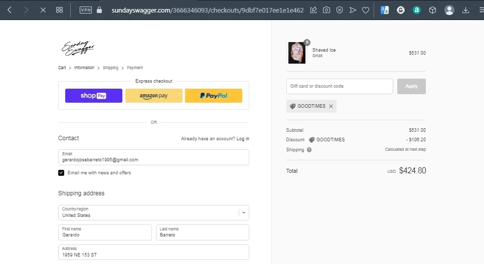 Sunday Swagger Discount Codes 20 Off September 2024