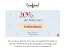 FIREWORK20 coupon verification screenshot