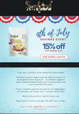 JULY15 coupon verification screenshot