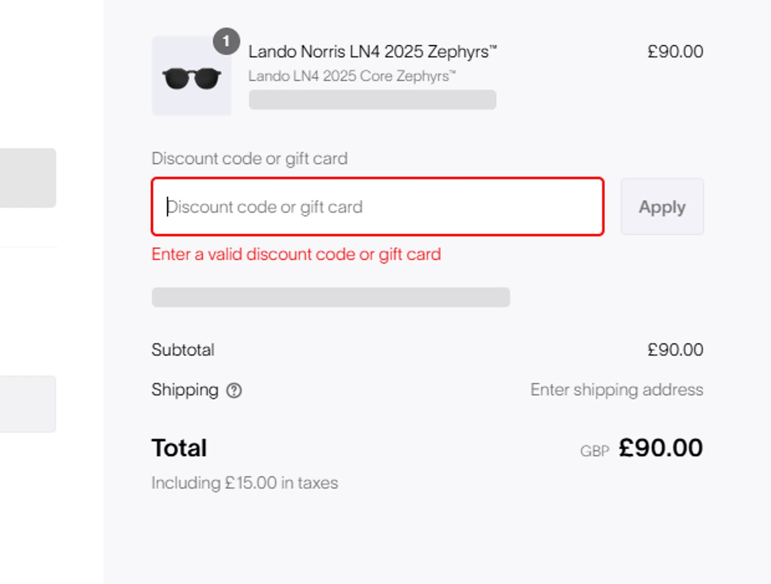 SunGod discount code screenshot showing code MCLAREN10 applied at SunGod checkout page. Uploaded by SimplyCodes community member tuvalu10 on Jun 20, 2025
