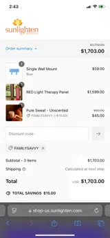 FAMILYSAVVY coupon verification screenshot