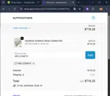 WELCOME15 coupon verification screenshot
