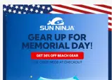 SUN NINJA coupon verification screenshot