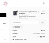 SUNNY20 coupon verification screenshot