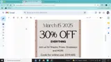 33YEARS coupon verification screenshot