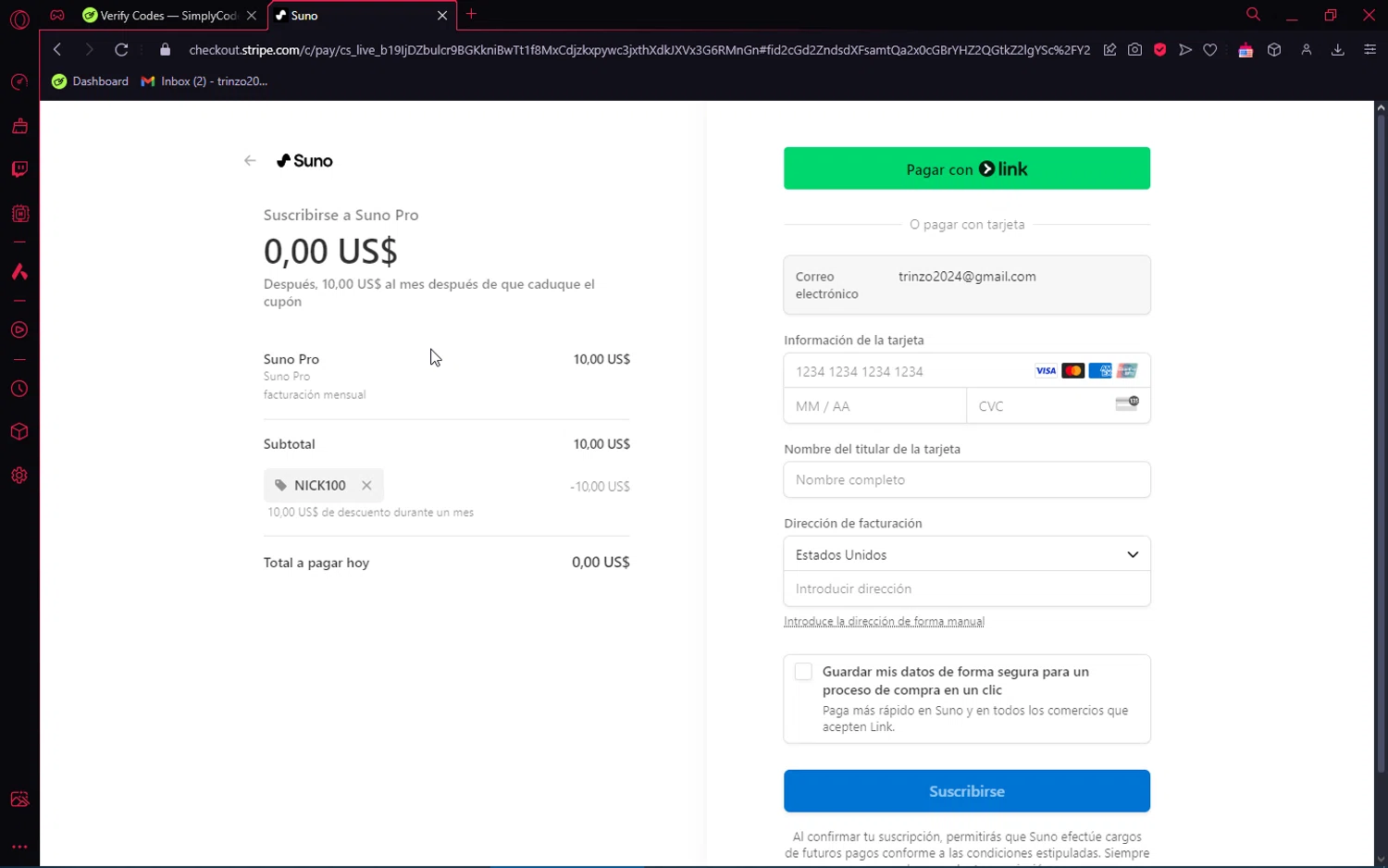 how to use Suno coupons
