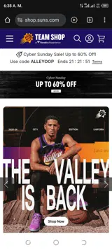 ALLEYOOP coupon verification screenshot