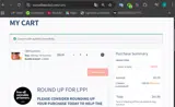 Sunset Lake CBD coupon verification screenshot
