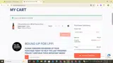 Sunset Lake CBD coupon verification screenshot