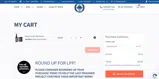 Sunset Lake CBD coupon verification screenshot