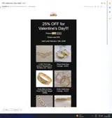 VAL25 coupon verification screenshot
