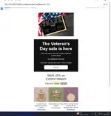 VET20 coupon verification screenshot