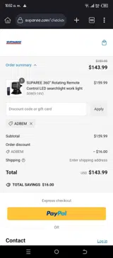 Adbem coupon verification screenshot