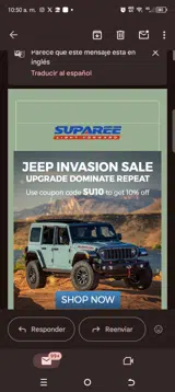 Su10 coupon verification screenshot
