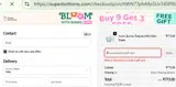 FBEXTRA10 coupon verification screenshot