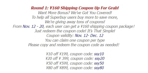 Superbuy checkout page showing Superbuy discount code box | Screenshot taken by SimplyCodes community member on Mar 23, 2022