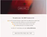 LEVELUPBROWS20 coupon verification screenshot