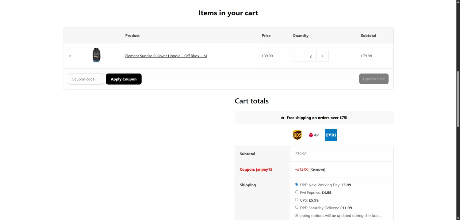 Supereight checkout page showing Supereight promo code box | Screenshot taken by SimplyCodes community member on Jan 29, 2026