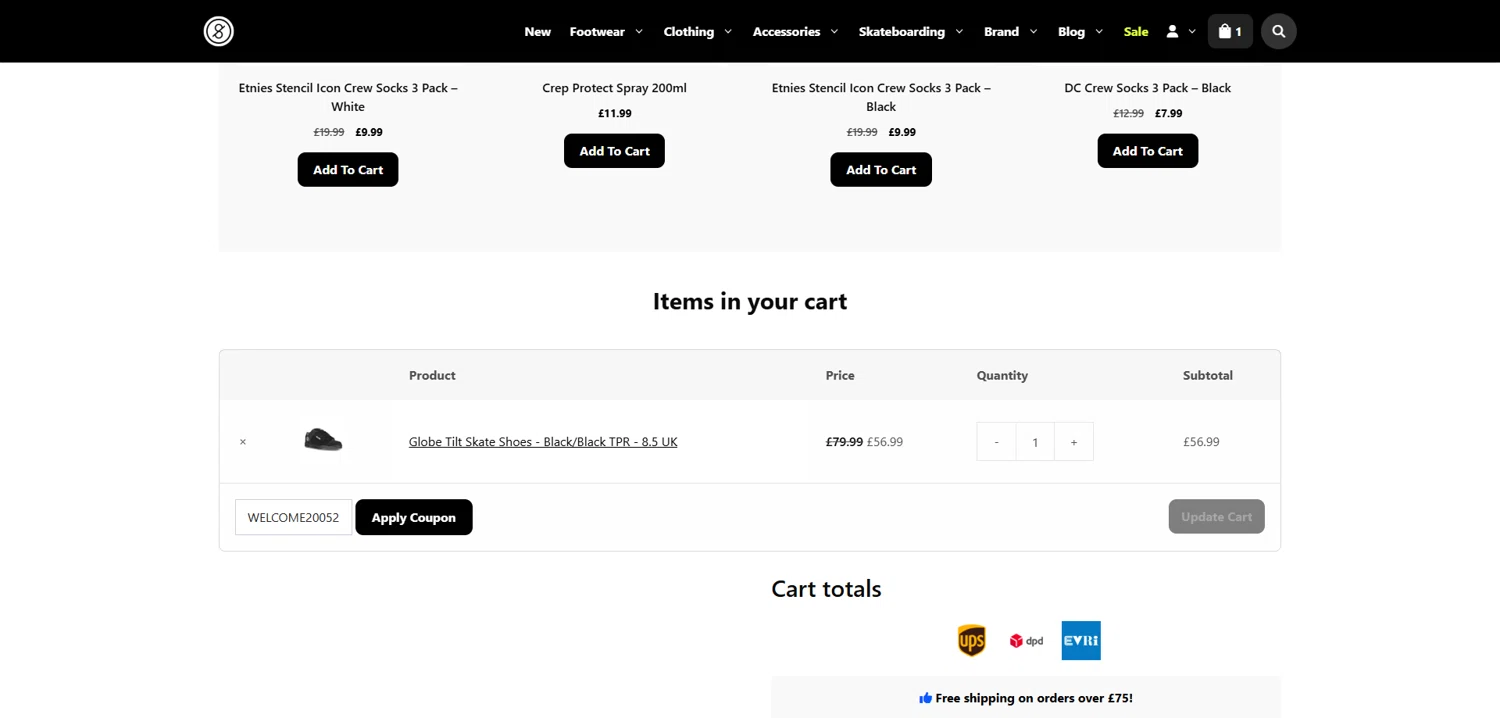 Supereight promo code screenshot showing code WELCOME200525 applied at Supereight checkout page. Uploaded by SimplyCodes community member Dorothy on Oct 26, 2025
