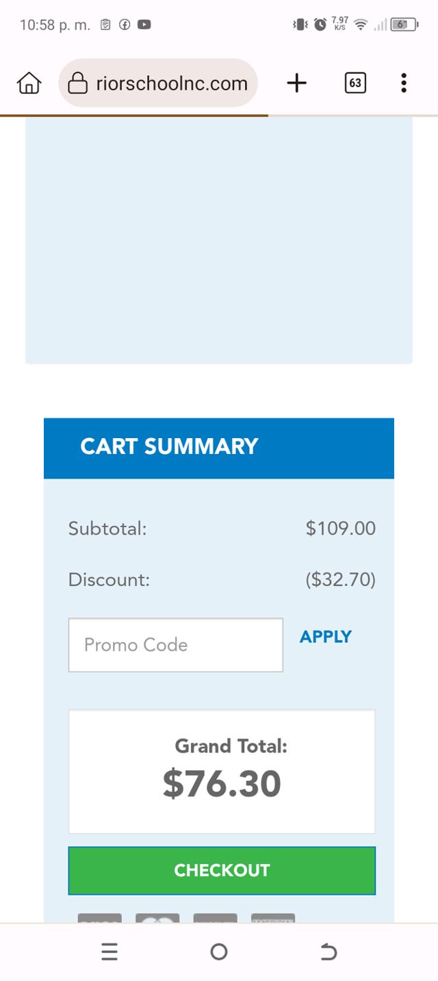 Superior School of Real Estate checkout page showing Superior School of Real Estate promo code box | Screenshot taken by SimplyCodes community member on Jun 13, 2025
