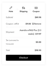 OttFist coupon verification screenshot