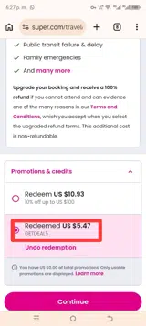 GETDEAL5 coupon verification screenshot