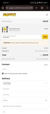 50OFFPRE coupon verification screenshot