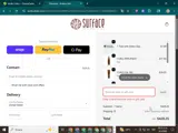 Surface Hair coupon verification screenshot