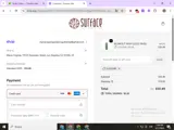 Surface Hair coupon verification screenshot