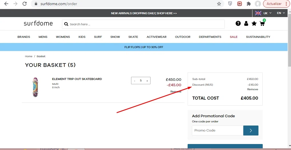 Surfdome discount code new customer Clearance