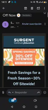 Surgent CPE coupon verification screenshot