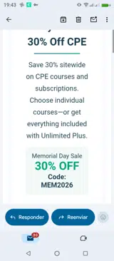 Surgent CPE coupon verification screenshot