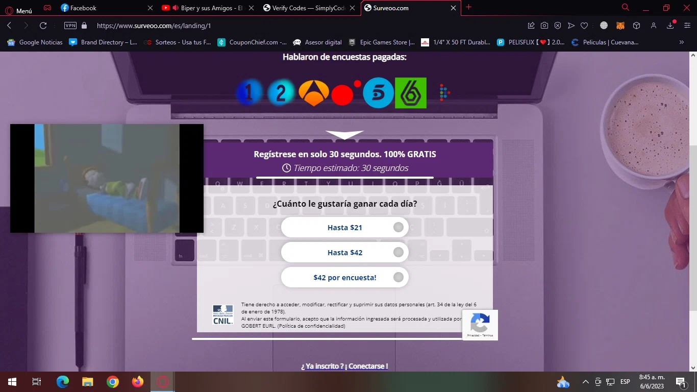 Surveoo checkout page showing Surveoo promo code box | Screenshot taken by SimplyCodes community member on Jun 6, 2023